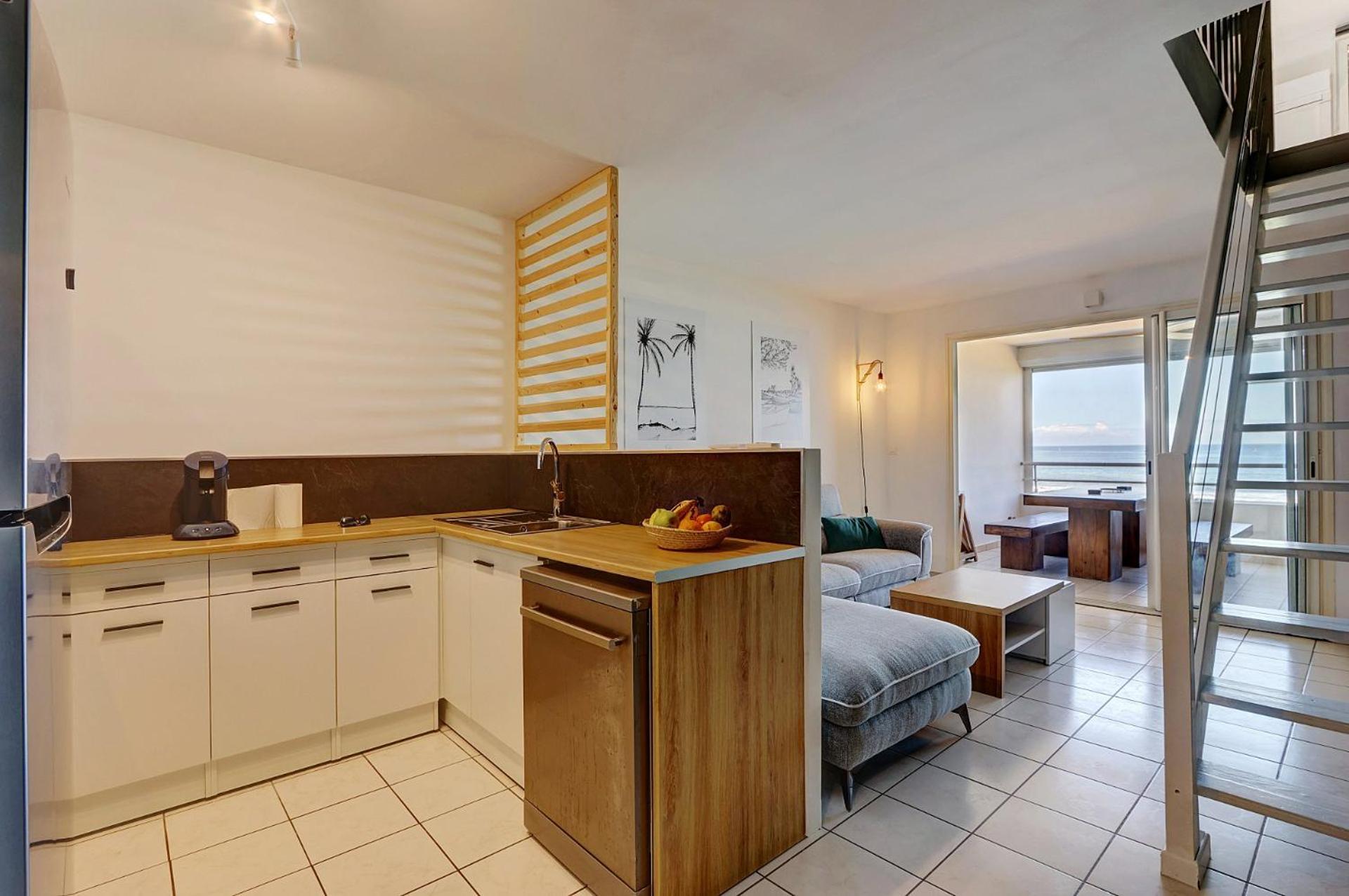 Plein La Vue - T4 Saint Leu 1Ere Ligne Pieds Dans L'Eau Apartment Exterior foto
